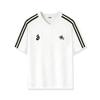 Geulapig Dove Track V-Neck Short Sleeve T-Shirt 4 Colors [Grsv_1502]