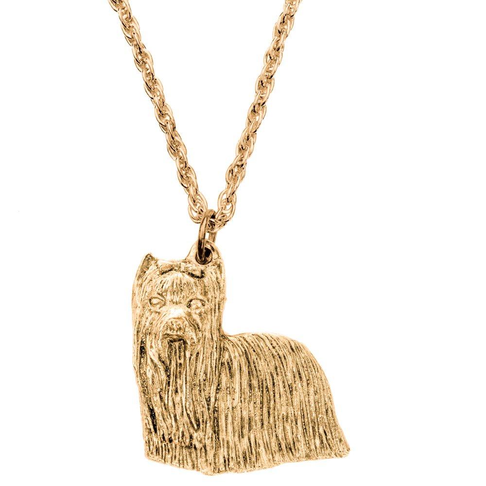 Yorkshire Terrier, British-made Art Dog Pendant Necklace Collection