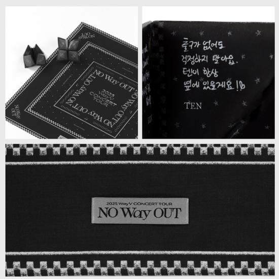Pre-order 2025 WayV Concert Tour NO Way OUT Bandana Set