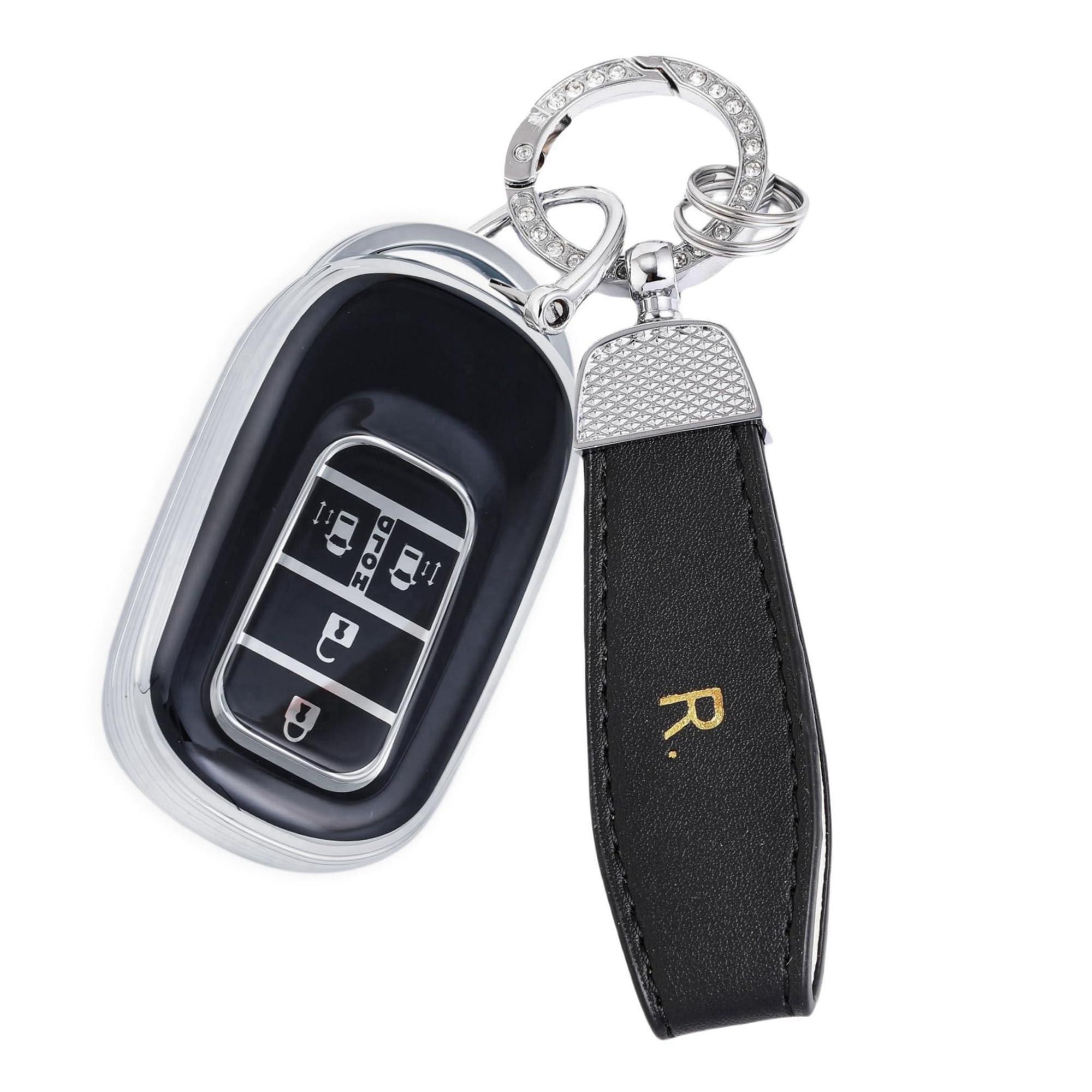 

[YANMW] N-BOX Custom JF5 JF6 Key Case Compatible Honda New Step Wagon Key Cover key case чорний