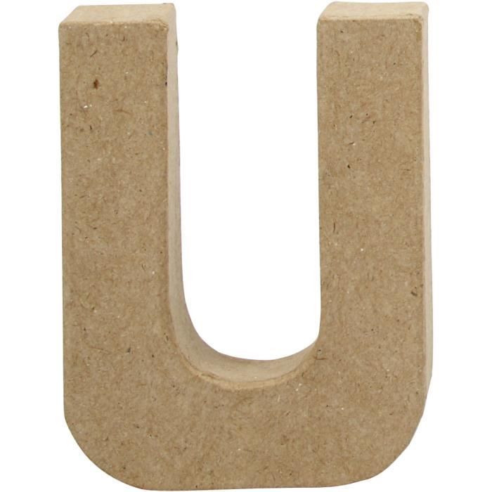 Handmade Paper Mache Letter. Ref 26659