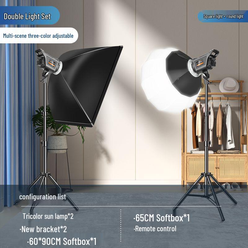 Pro Grade LED Spherical Floor Light for Influencer Photography & Broadcast
