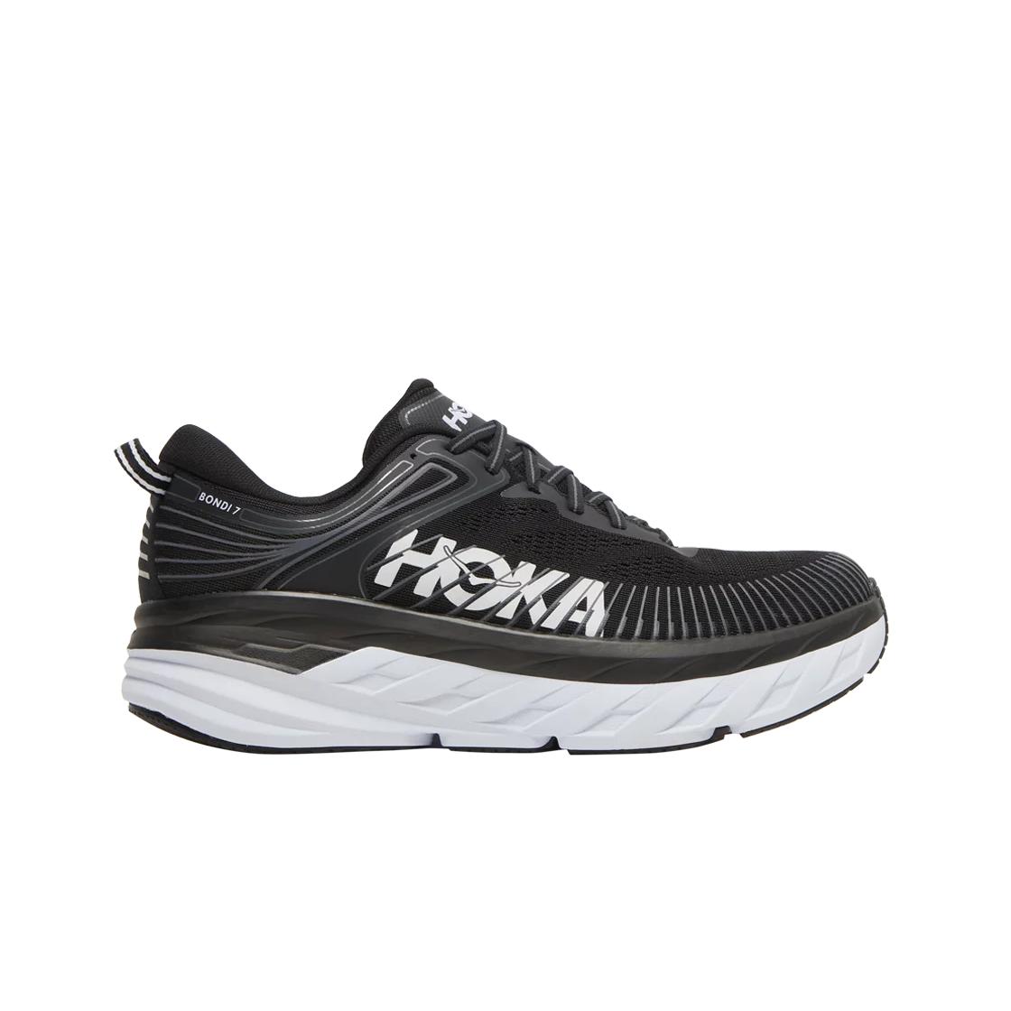 

Мужские кроссовки Hoka Bondi 7 Black White 1110518-BWHT