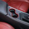 Red Front Gear Cup Holder Frame Trim Cover For Dodge Challenger 15+ Accessories