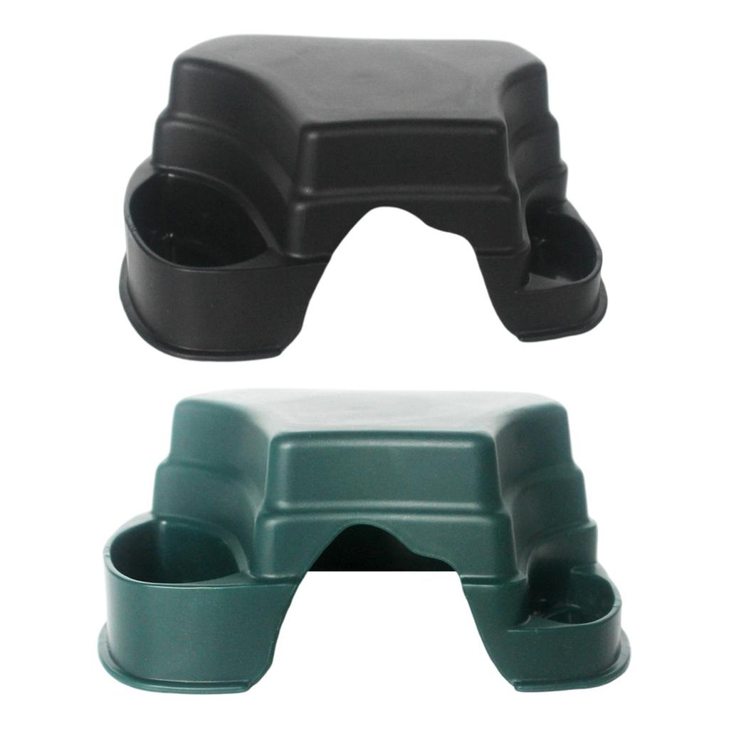 Plastic Reptile Hide Box Cave with Basin Shelter House Decor Box Hiding