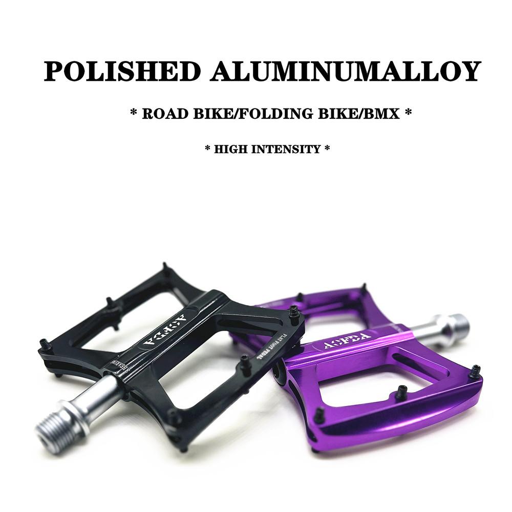 Bicycle Pedals CNC Colorful Aluminum Alloy Ball Bearing Mountain Bike Off-road Accessories