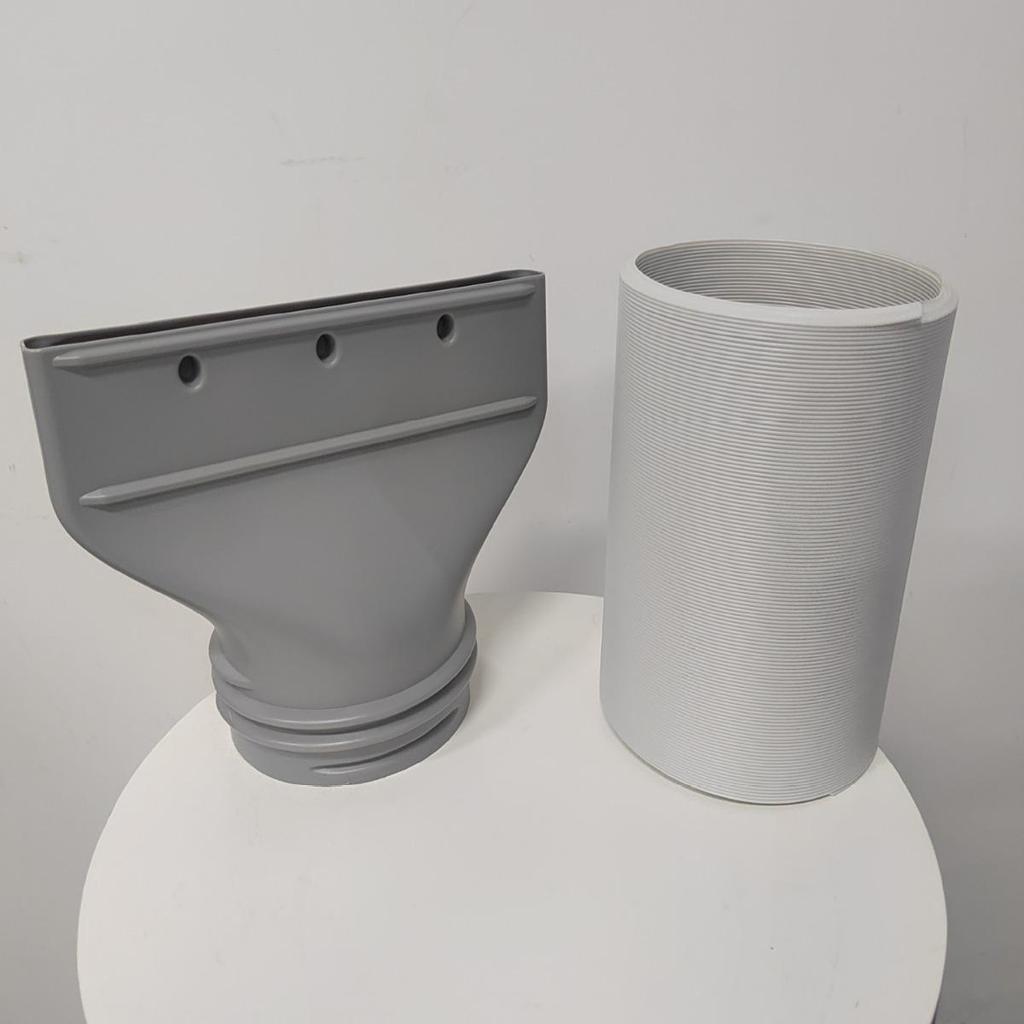 Flat Mouth Exhaust Pipe Connector for Mobile Air Conditioner