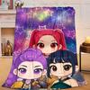 1PC Superhero kpop Friends Adventure Flannel Blanket Gift, Suitable for Both Men And Women, Soft Ideal for Beds And Sofa, Birthday Or Christmas Gift