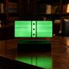 Lâmpada LED de Controle por Toque Dinheiro Flutuante Levitação Magnética Dinheiro Giratório 360 Graus Mesa Luz Quente com 3 Cores/Verde para Decoração de Escritório Sala de Jogos Presente