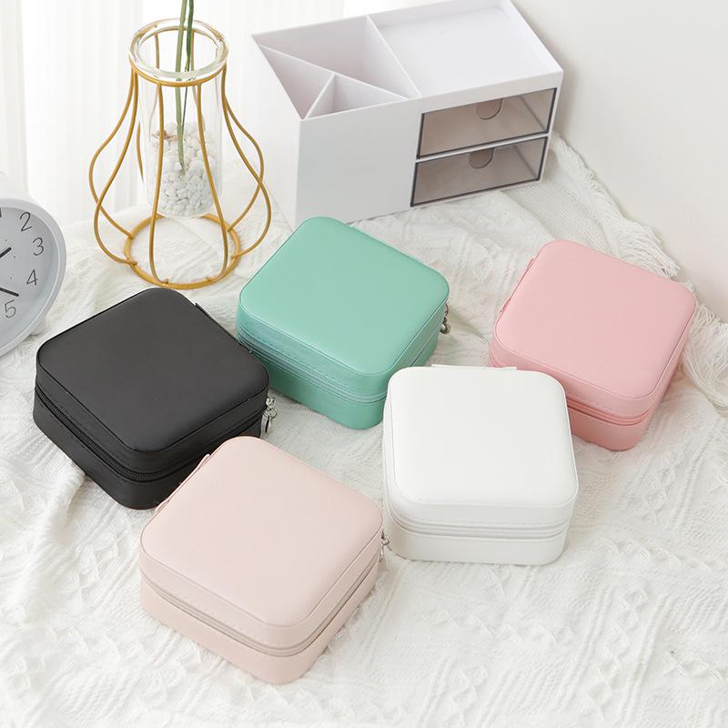 Minimalist Portable Jewelry Storage Box for Stud Earrings and Rings
