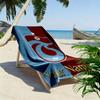 Custom Name Trabzonspor Print Beach Towel, Large Soft Quick Dry Towel for Beach Camping Swimming -HE139