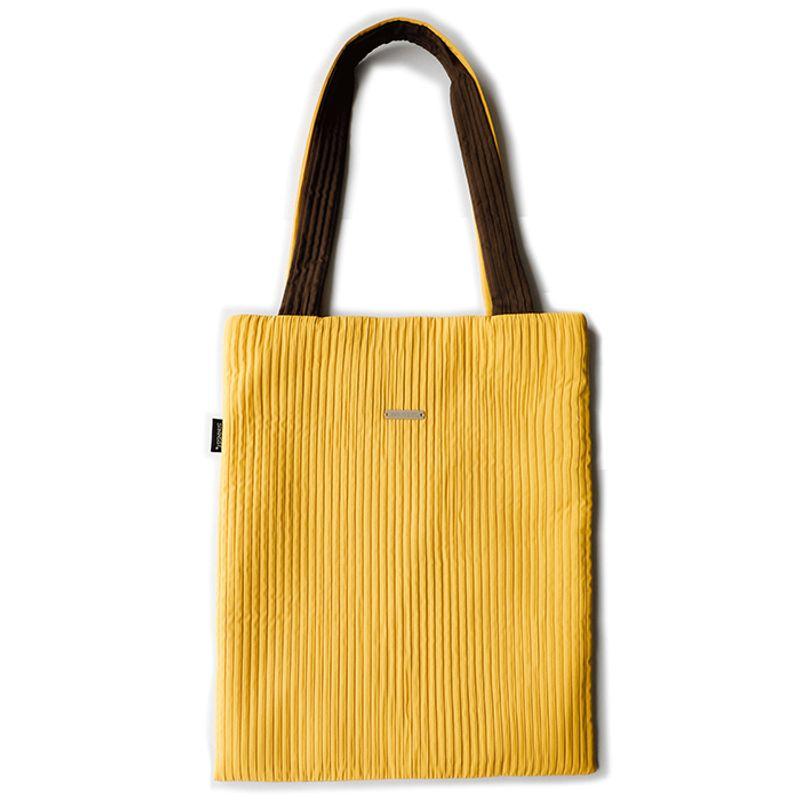 

Saninsist Original Design Environmental-Friendly Shoulder Bag Yellow brown color matching