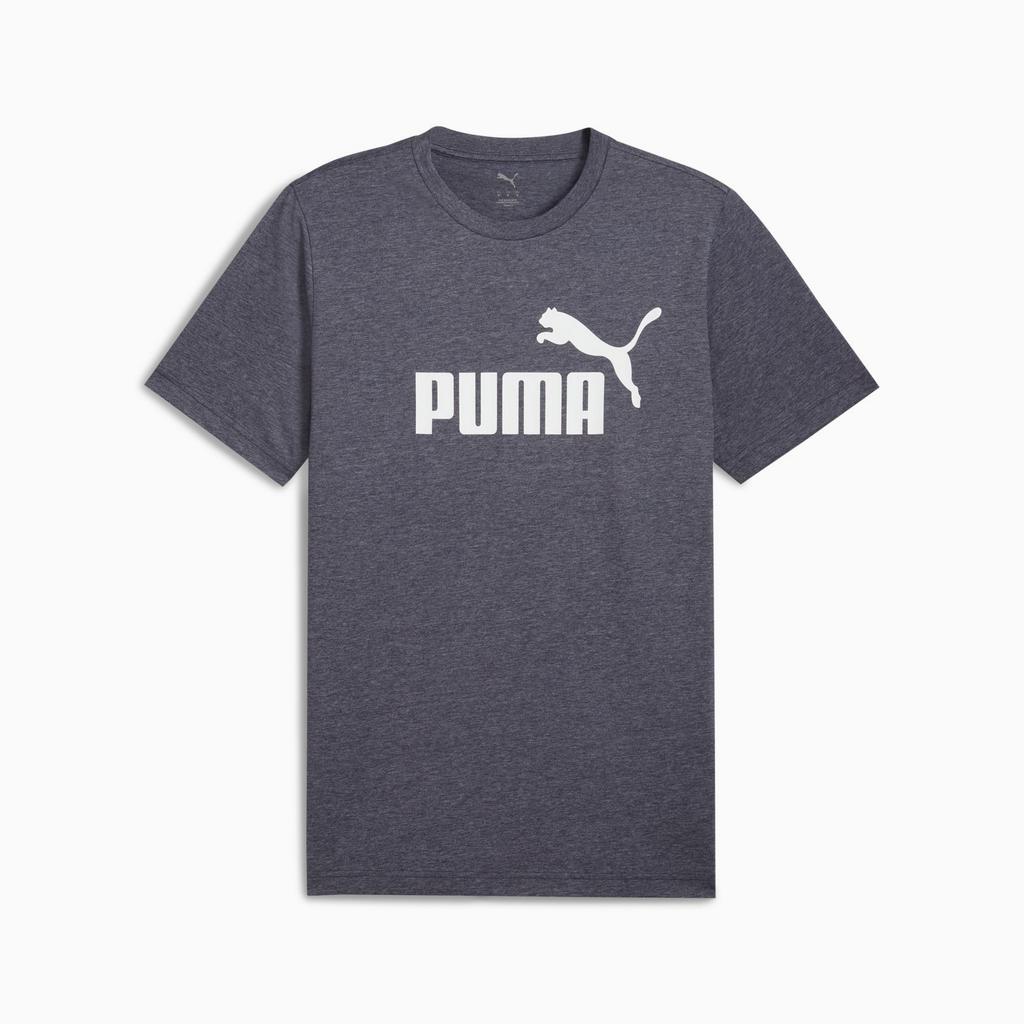 Puma Ess No. 1 Logo Heather Navy Blue Men' T-Shirt 68255016 R