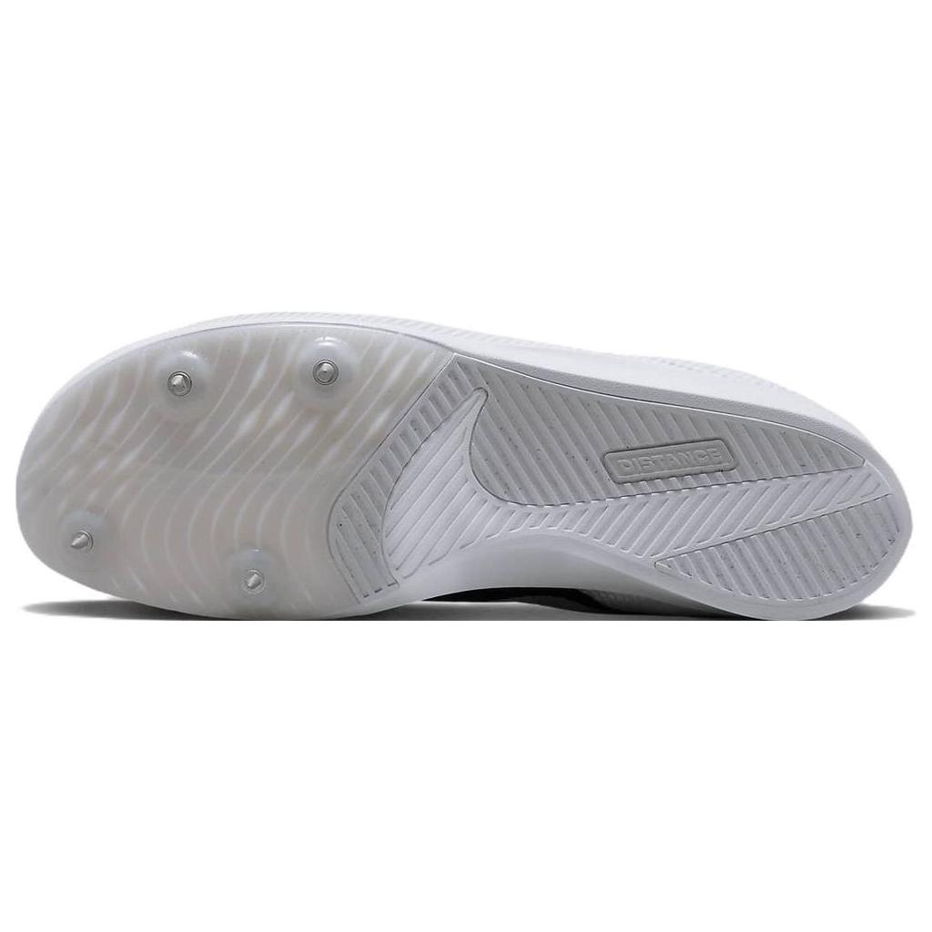 Nike Zoom Rival Distance White Black Unisex Sneakers Metallic-Silver Pure-Platinum DC8725-100