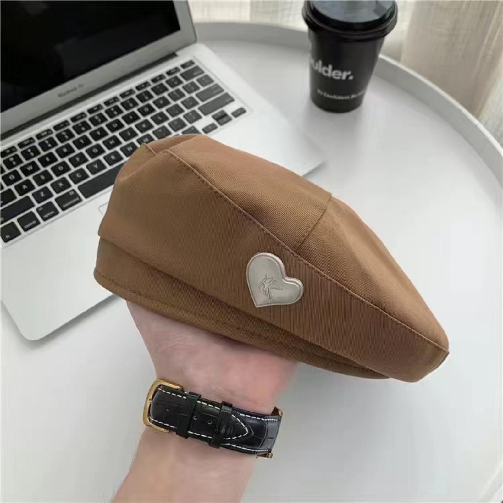 

Women s Earmuffs Drawstring Knitted Wool Hat With Curled One Size кофейный