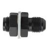 Fuel Cell Bulkhead Fitting with PTFE Washer Black Anodized 6061‑T6 Aluminum Alloy Connector for Most Fluid