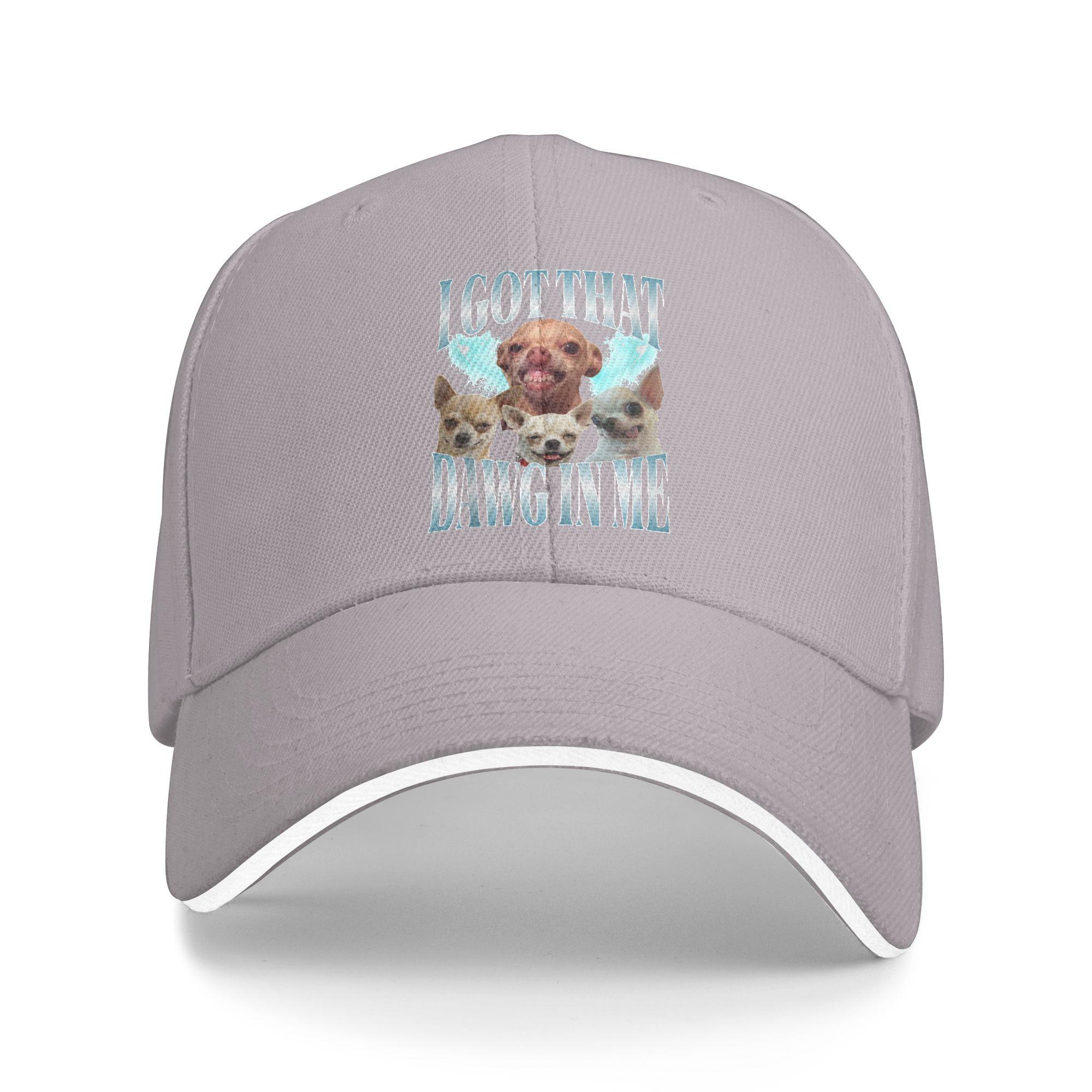 

Summer I Got That Dawg in Me Funny Dog Chihuahua Lovers Funny Meme Baseball Cap Trendy Design Sun Trucker Hat Men Baseball Caps As Picture серый