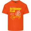 Cycling RetireUnisext Plan Cyclist Funny Unisexs Light Cotton TShirt