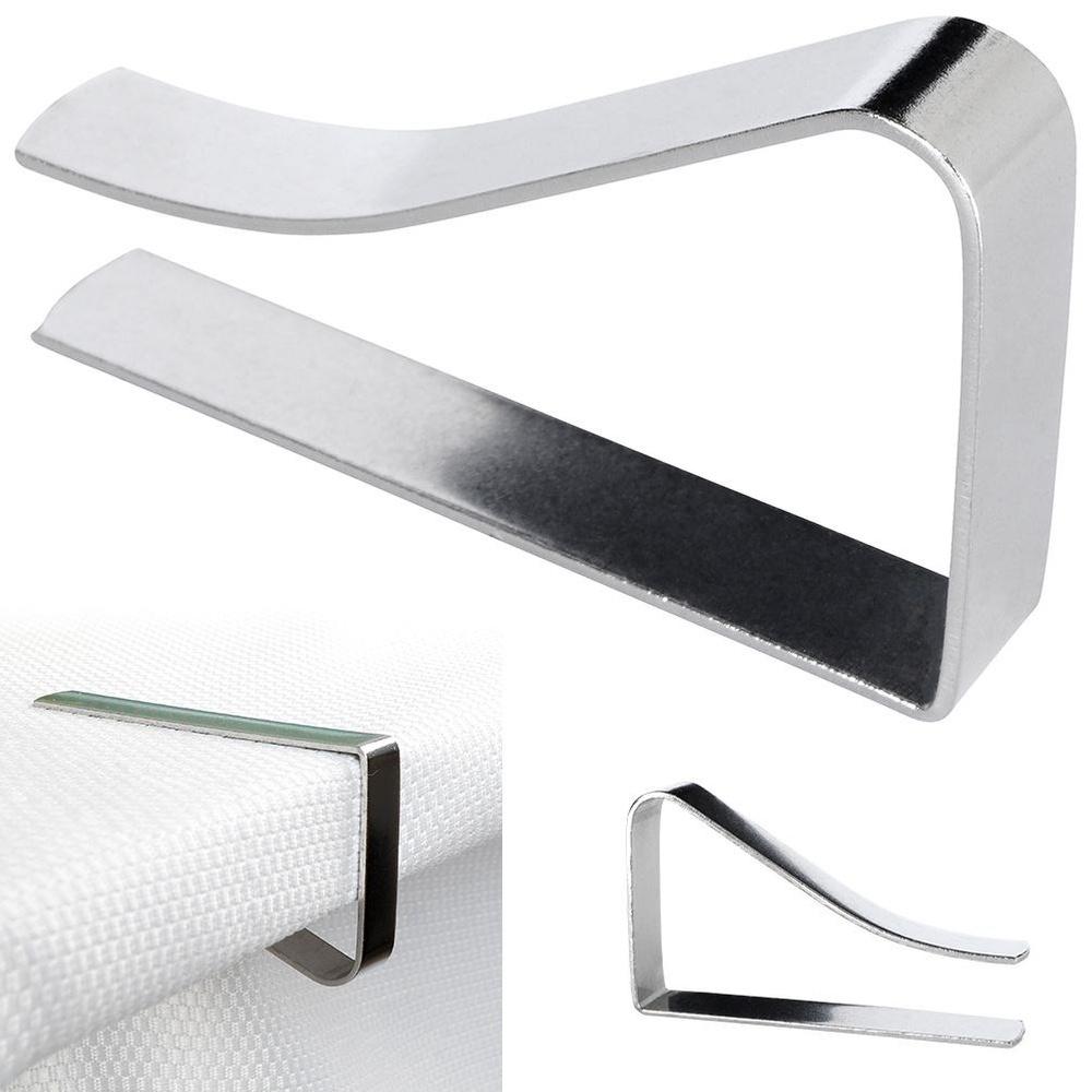 Metal tablecloth clip
