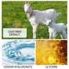 1PC Full English Goat Milk Hydrating Moisturizing Body Lotion Body Wash Body Cream