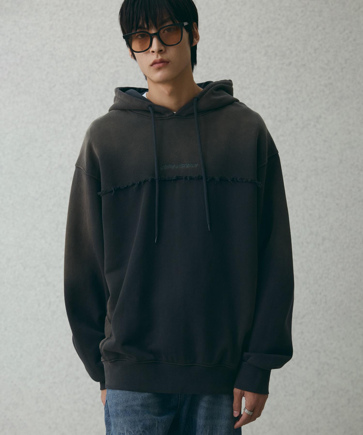 Divine Distance Cutoff Spray Hoodie [Green] M
