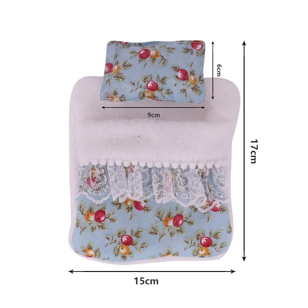 Puppenbetten Möbel Für Labubu 17cm Puppe Schlafsack Mit Kissen Decke Puppenkleidung Zubehör Mädchenspielzeug Geburtstagsgeschenk
