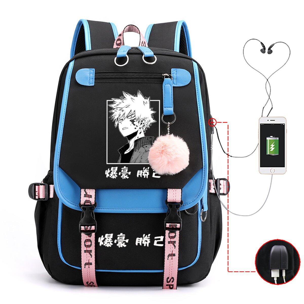 

Anime two-dimensional My Hero Academy Unisex Student Leisure School Bag Multi-layer Ridge Backpack no specification