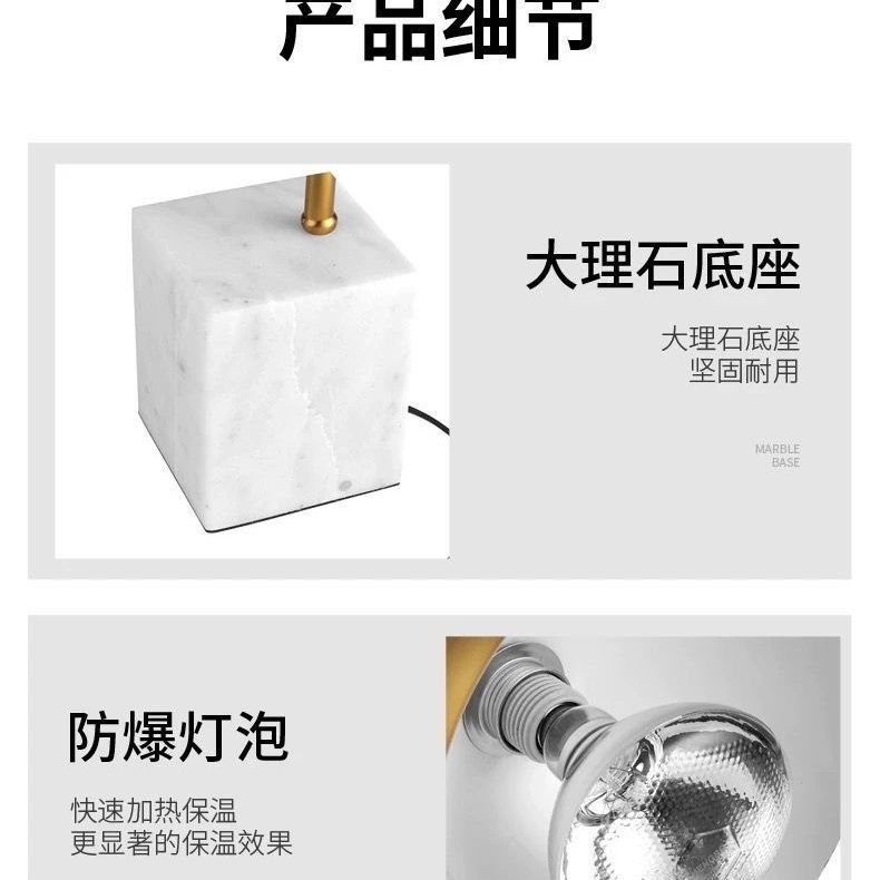 Buffet food insulation lamp, cooked fried chicken display stand, hotel restaurant food heating insulation lamp