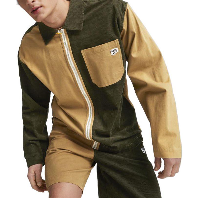 Men's PUMA Downtown Jackets Men's Green Moderate