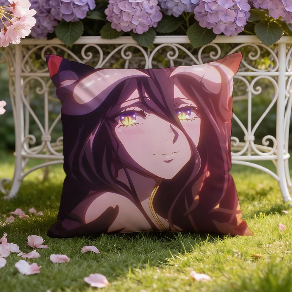 O-Overlord anime Cushion Cover Home & Car Dual-Scene Pillow Cover: Reversible for Premium Comfort