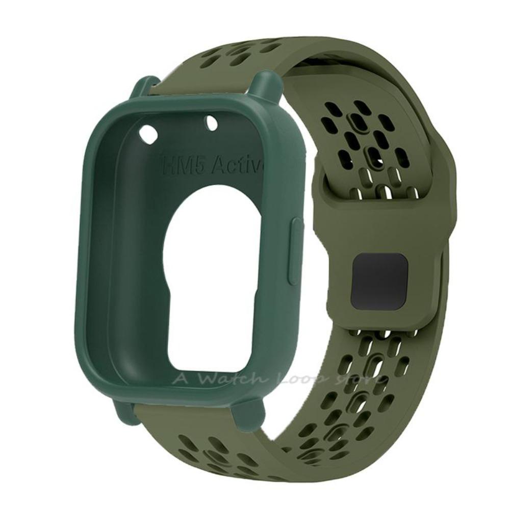 Band+Case For Redmi Watch 5 Active Silicone Strap Cover Sport Wristband Correa For Redmi Watch 5Lite Band Shell Suit Accessories