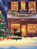 1Pc Wrought Iron Deer Garden Decoration Ground Stake, Christmas Decoration, Suitable for Outdoor Courtyard, Garden, Patio Decoration, Holiday