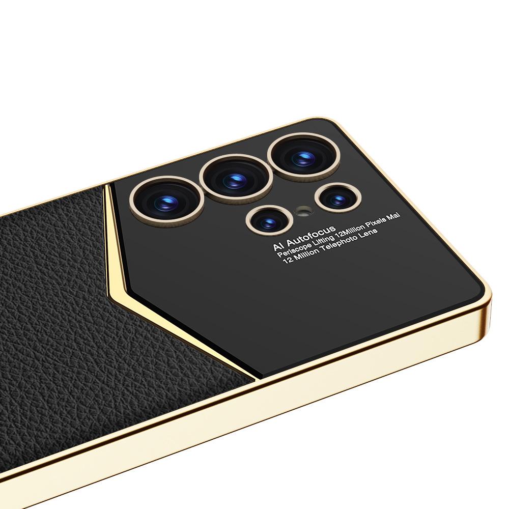 Nadaje się do etui na telefon komórkowy Samsung S25 Ultra Galwanizowana zwykła skóra Jazz S25 Ochrona S25plus Ultracienkie Odporne na upadki Proste