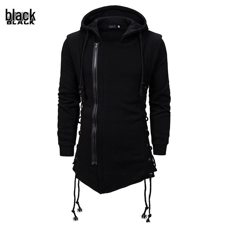 

Темная система Модное мужское худи свободного кроя XH13 XL чёрный