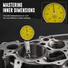 0-0.8mm Range Dial Test Indicator Yellow High Accuracy Gauge  For Machine Setup