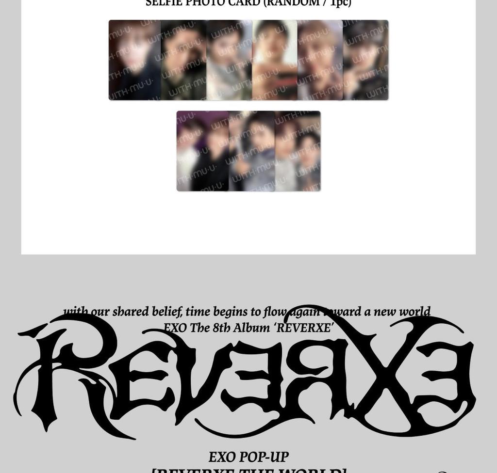 EXO 2026 POP-UP [DREHE DIE WELT UM] MD (Zufälliges Sammelkartenset)