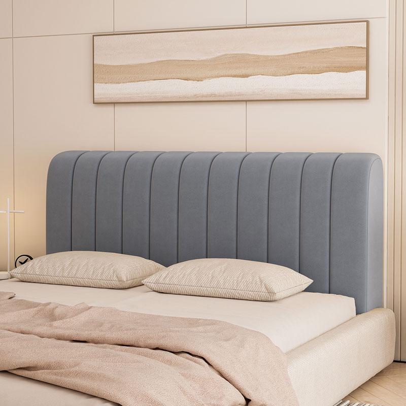 Headboard Cover Queen Size, Stretch Velvet Head Board Slipcover, Dustproof Bed Head Cover For Upholstered Headboard