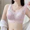 Lace Breathable Bra Women's Plus Size Bra Women's Thin Bra Gathered Bra Anti Sagging Accessory Bra No Steel Ring Bra