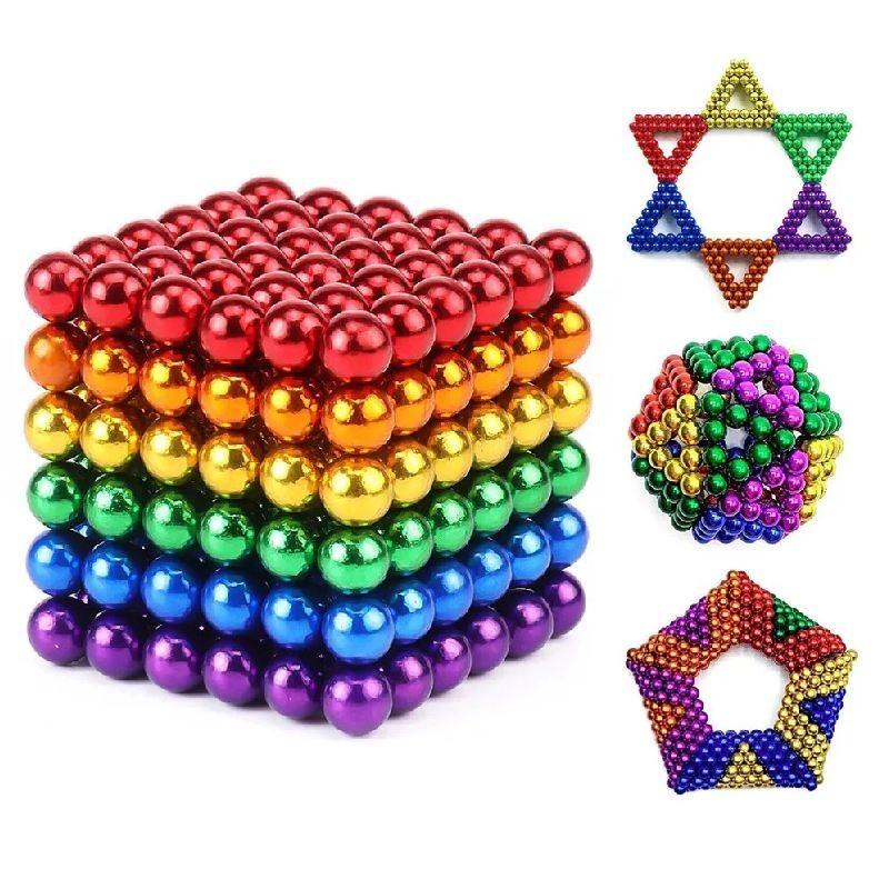 Colorful Neodymium Magnetic Balls 5mm Educational Toy Creative Experiment Magnets