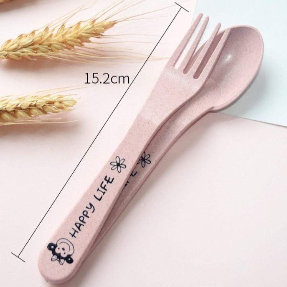 3pcs/set Bear Shape Kids Meal Set Divided Plate Children's Lunch Box Tableware Set  Toddlers