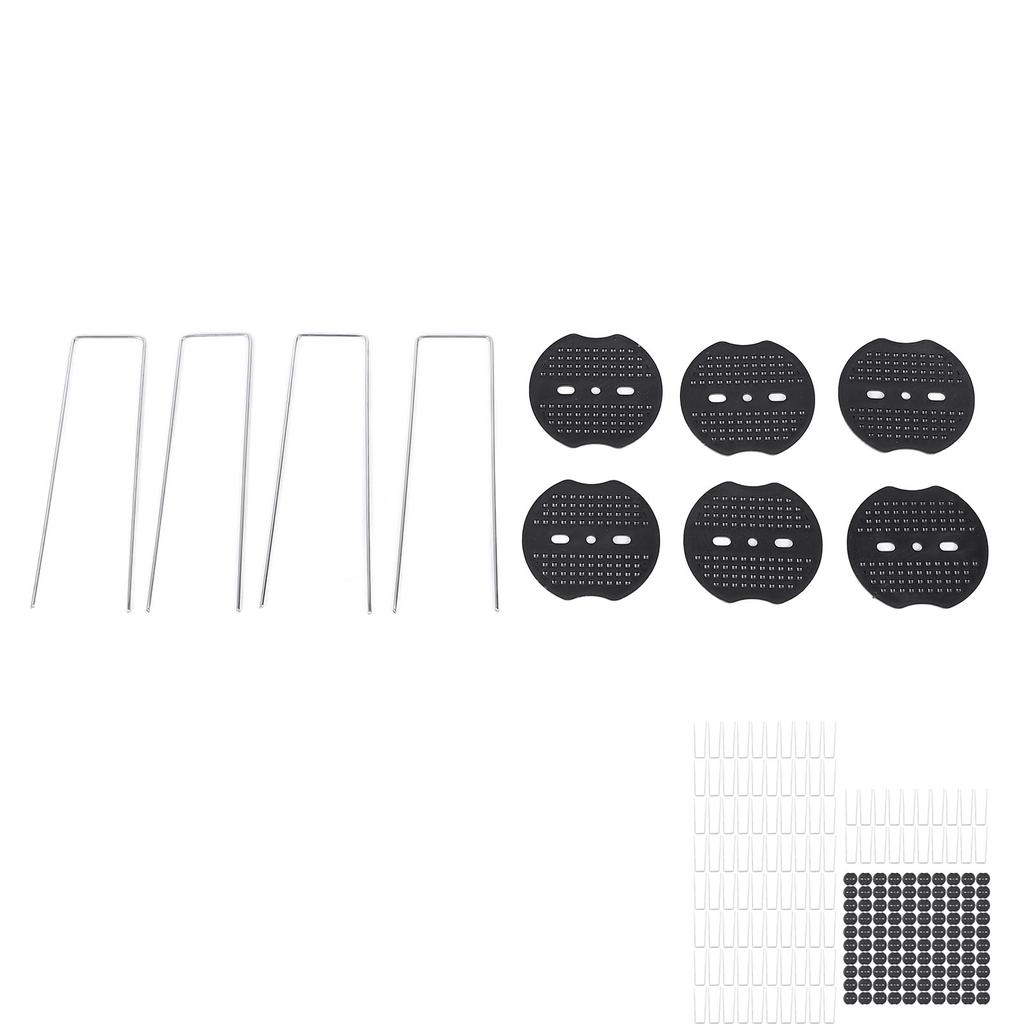 100 stuks Grondpen U-vormig Warm gegalvaniseerd staal Grondpin Landschapspieken met buffer