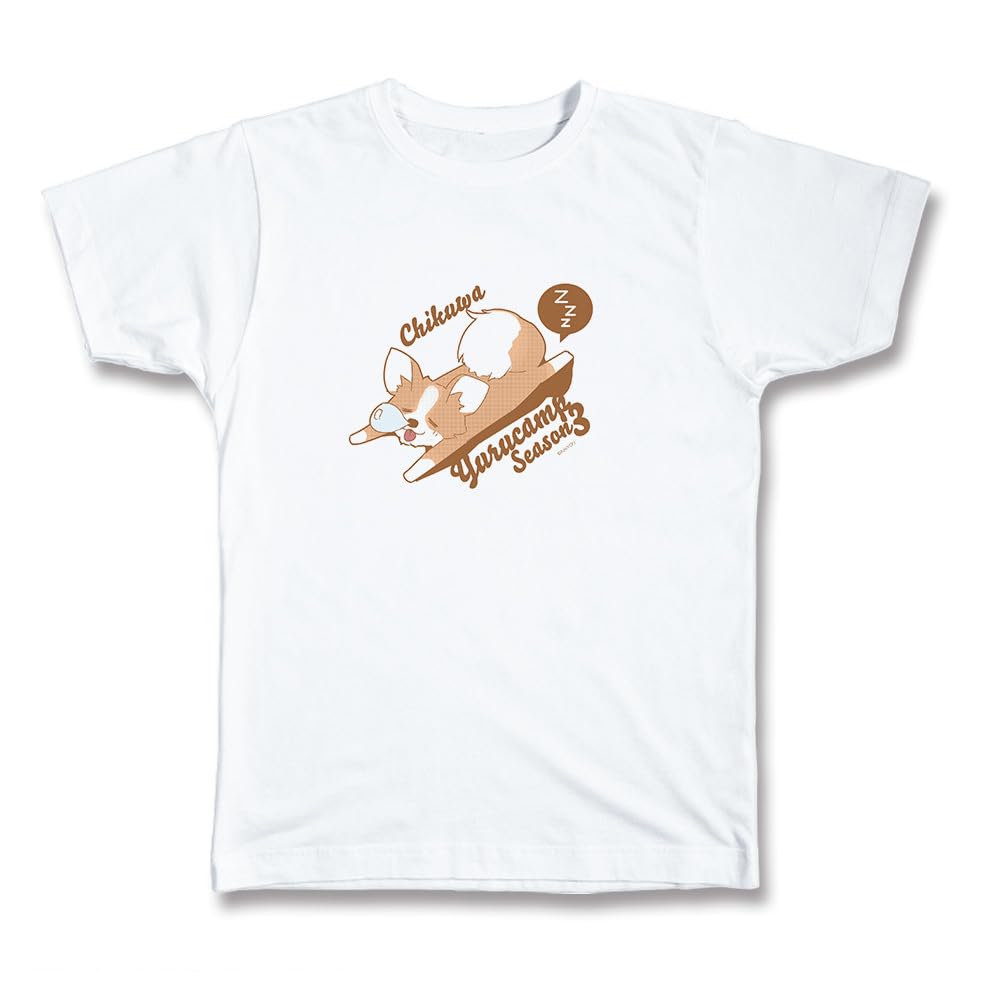 Yurucamp Season 3 XL Chikuwa T-shirt, size, Ver. 2, (fish cake), TSAN-YX03-m03