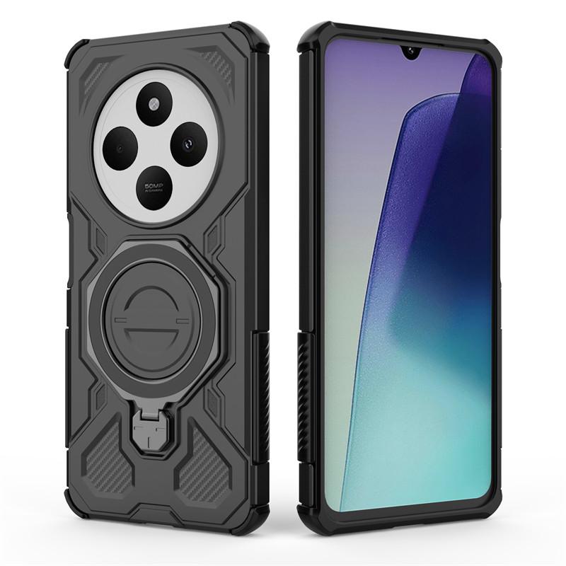 Magnetic Phone Cover For Xiaomi Redmi 14C Case Xiaomi Redmi 14C Cover Shockproof Magsafe Wireless Charging Case Xiaomi Redmi 14C