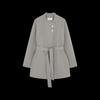 Mohan Yimei Retro Loose Mid-Length Trench Coat