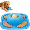 Slow Feeder Dog Bowl with Lick Mat Non-Slip Dog Lick Bowl with Interactive Rolling Ball Silicone Dog Licking Toy for Liquid And Thick Treat Dogs