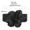 Fashion Flower Wide Waist Seal Belt Ladies Versatile Dress Decorative Dance Show Belt Belt
