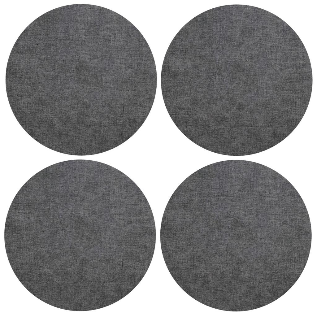 Dining Table Accessories 33cm Round Mats Casual Dining Easy Clean Placemats Elegant Dining Decor Flexible Table Placemats