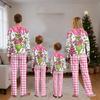 Christmas Prints Family Matching Long Sleeve Tops+Pants Set Family Matching Sets