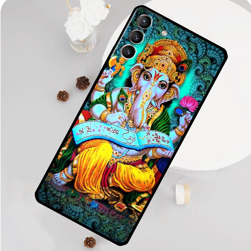 Ganesh Elephant God Phone Case For Samsung Galaxy S26 S25 S24 S20 S21 S22 S23 Ultra S10 Plus S25 FE Funda Cover