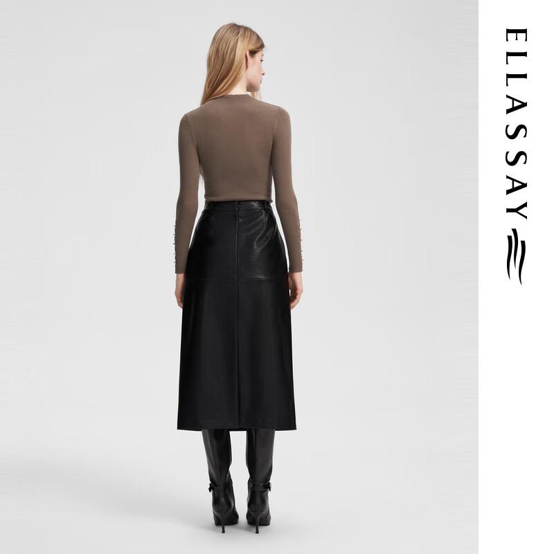 ELLASSAY Women's 100% Merino Wool Slim-Fit Pullover Sweater